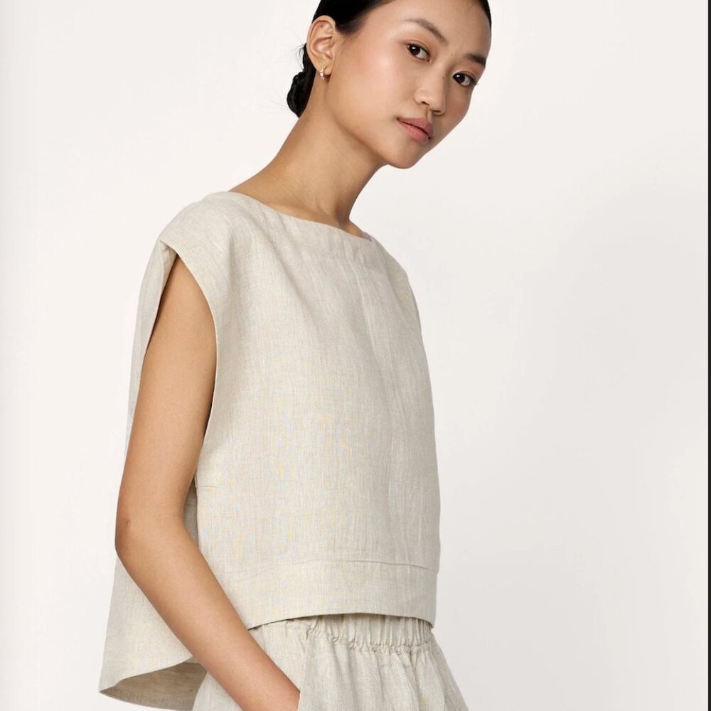 NWT Laude the Label Linen Top — Large